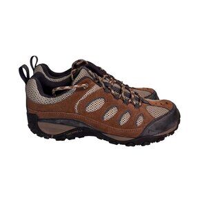 Merrell Men’s 9‎ Faraday Hiking Shoes Stone/Ebony Trail Outdoor Rugged Gorpcore